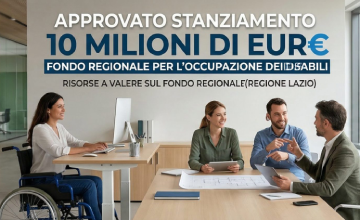 Fondo regionale per l’occupazione dei disabili – Stanziamento 10 milioni
