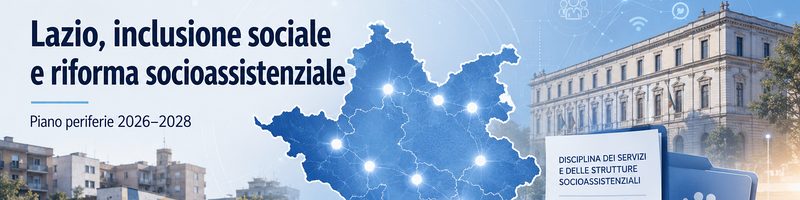 lazio_inclusione_800x200 Approvazione piano regionale degli interventi sperimentali di inclusione sociale nelle periferie laziali